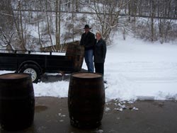 barrels for making Red Satin